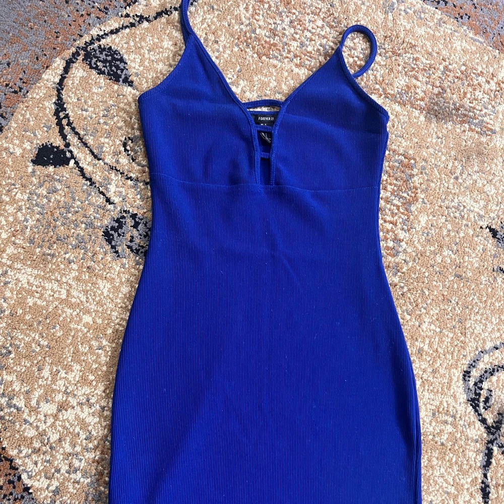 Royal Blue Mini Dress